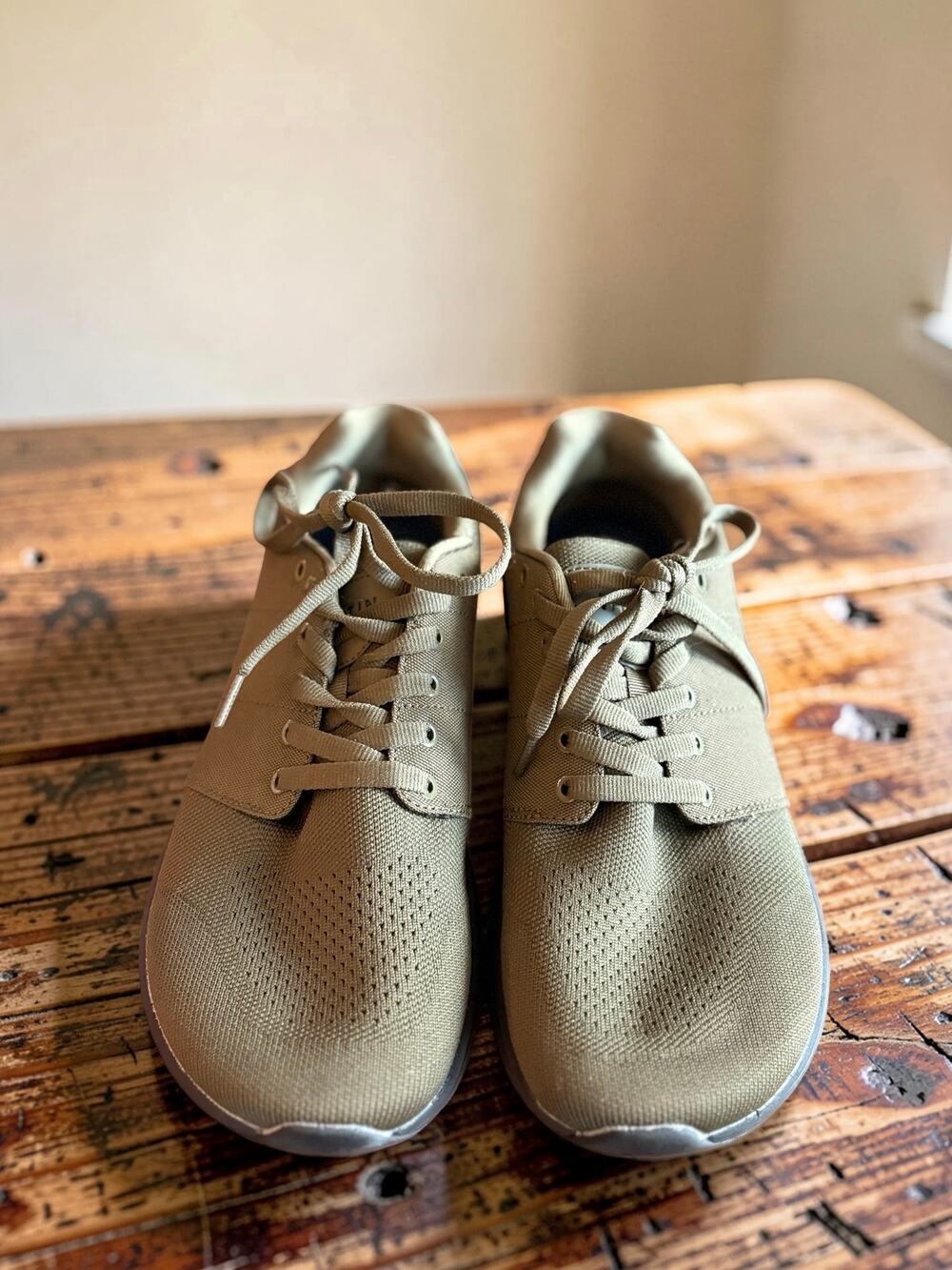 WHITIN Barefoot Minimalist Shoes Olive Green Men’s Size 8–8.5 EU 41 NWOT